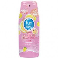 Fun time Pink Lemonade Flavoured Lube is a water based lube blended with Pink Lemonade flavour for a great taste sensation and gentle lubrication 75ml